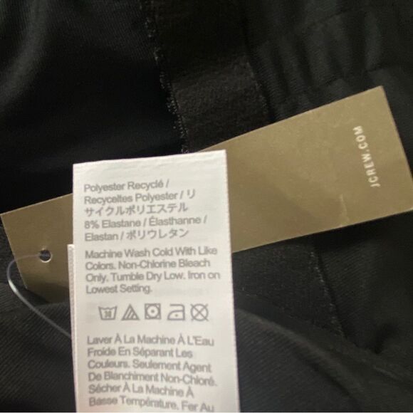 J Crew Black Jersey Lomellina Blouson Tassel Halter Strapless Swimsuit Sz 22 NWT - Picture 11 of 16